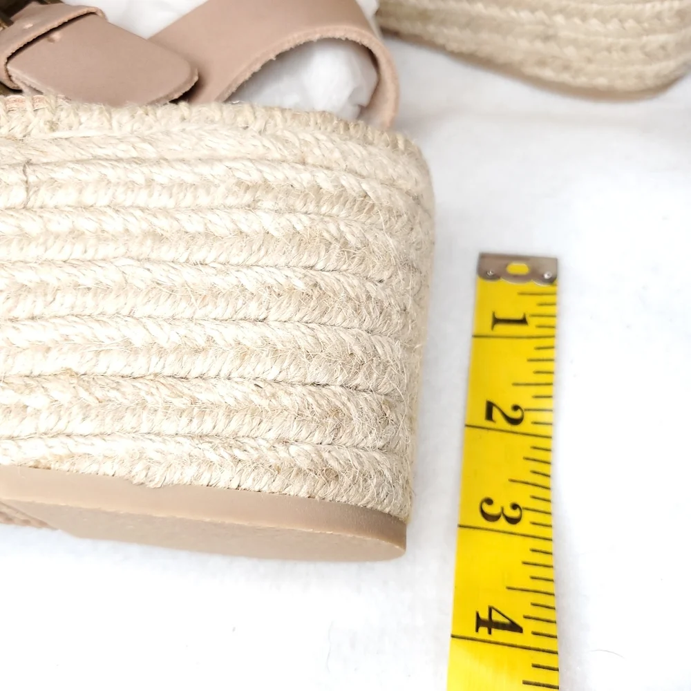 NIB! Soludos Dove Gray Minorca Platform Sandals